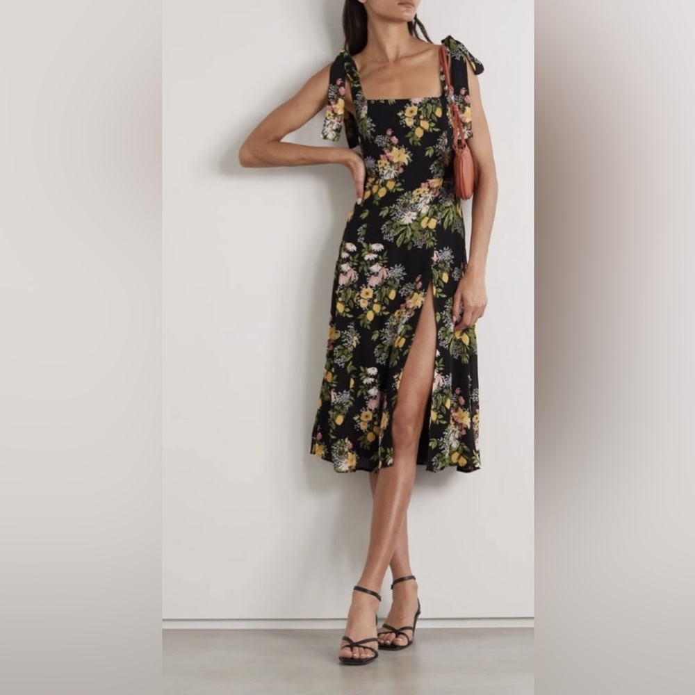 Reformation Twilight Floral Dress